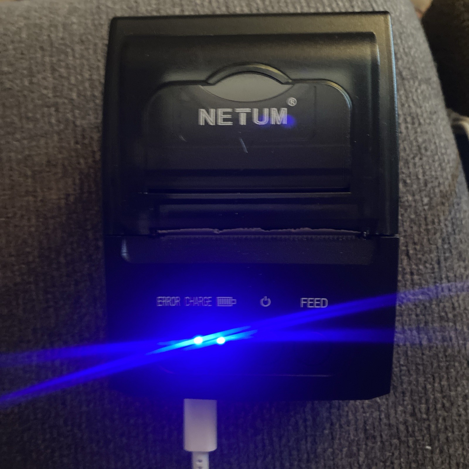 Netum NT-1809DD Black Portable 68mm Mini Thermal Receipt Printer