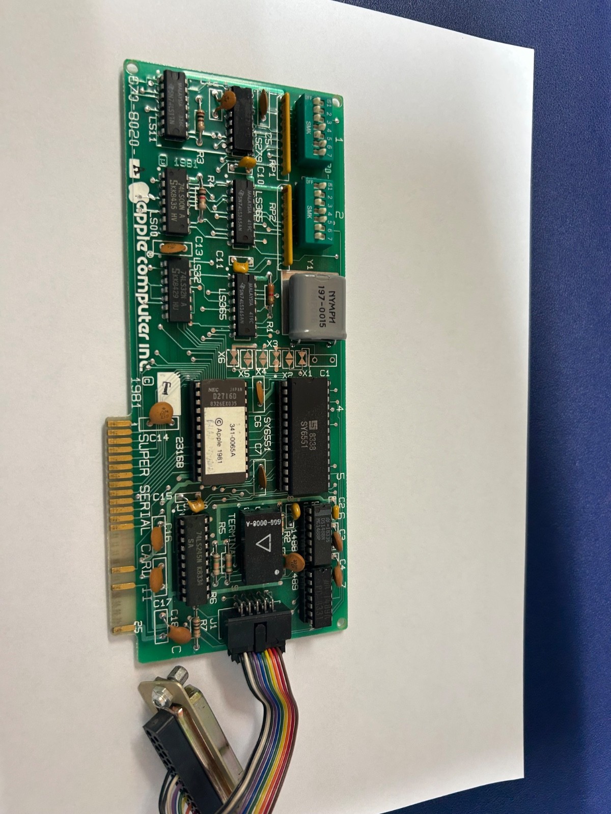 Apple Computer Super Serial Card II - Apple II II Plus IIe 670-8020-A 1981