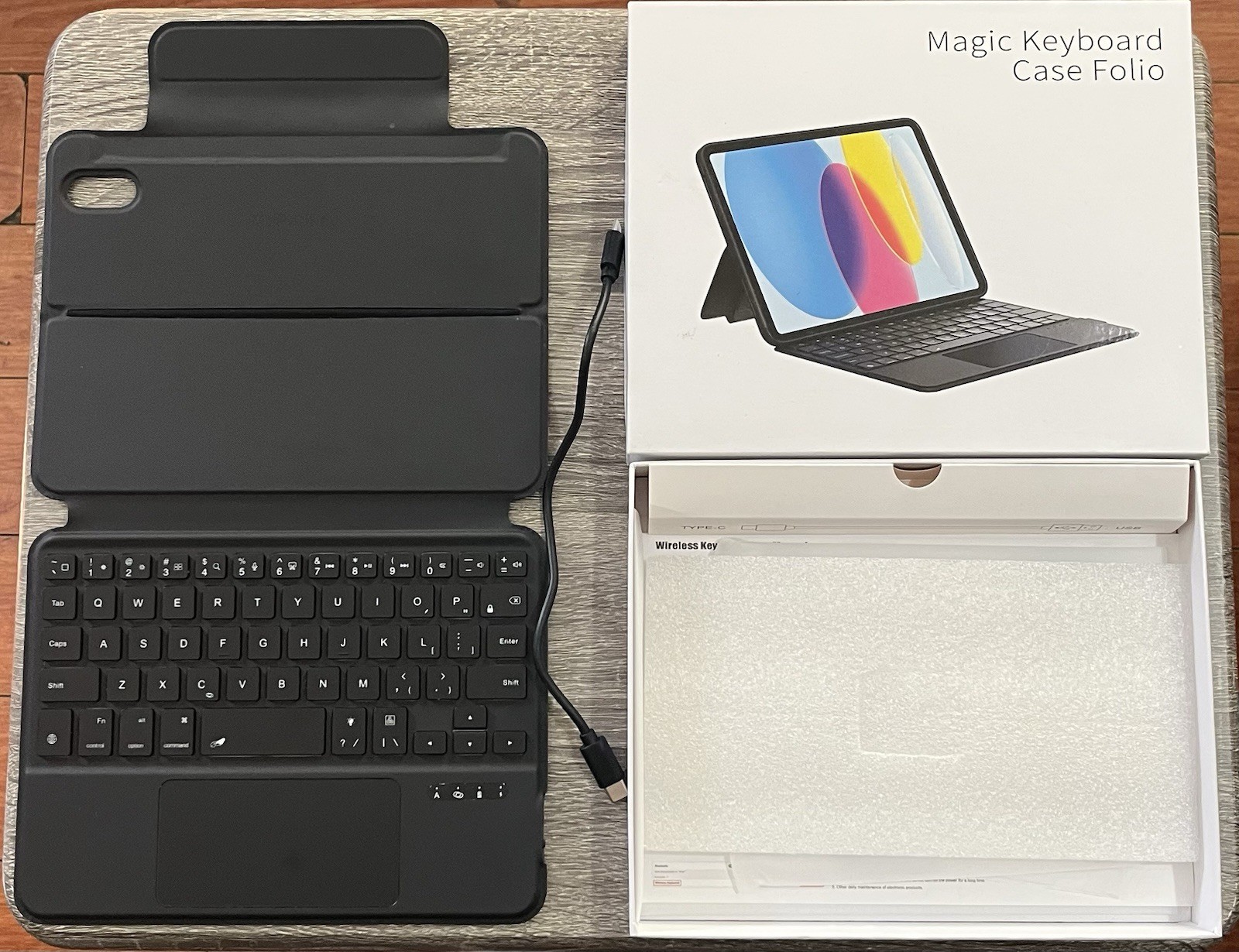 MePadKey Magic Touchpad Keyboard Case iPad Mini 6/7 Tested Works