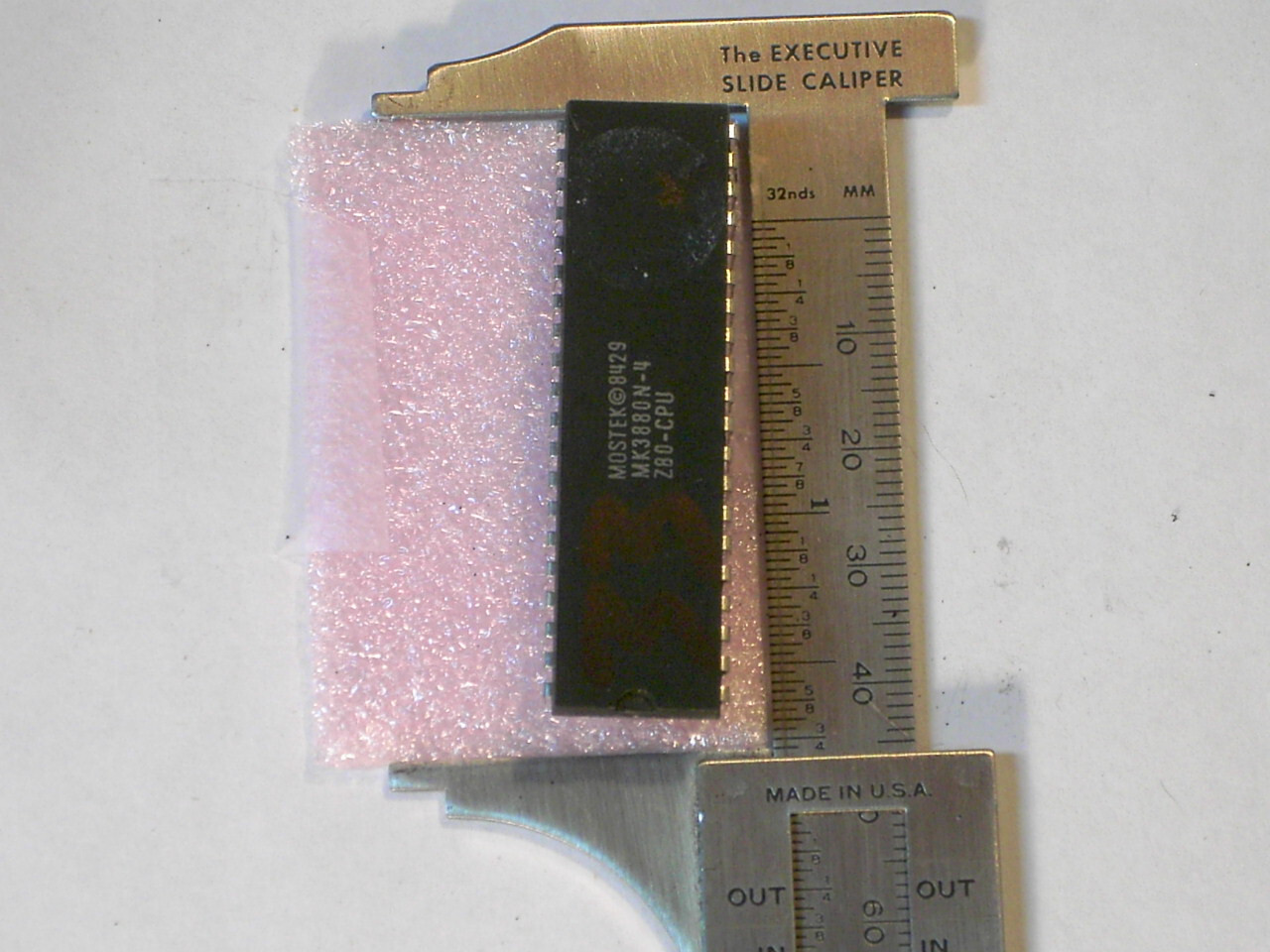 MOSTEK MK3880N-4, 40 Pin, Z80 CPU Processor NOS