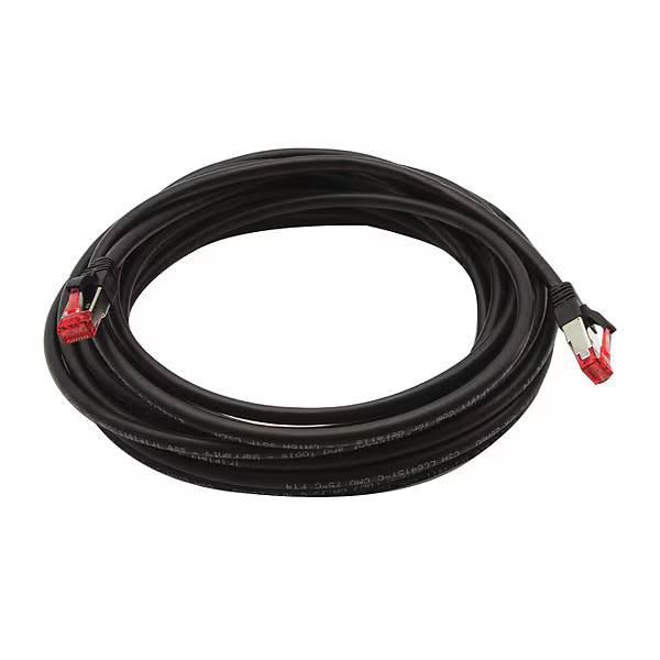 Triplett Voice and Data Patch Cable,6A,10 GBps CAT6A-25BK Triplett CAT6A-25BK