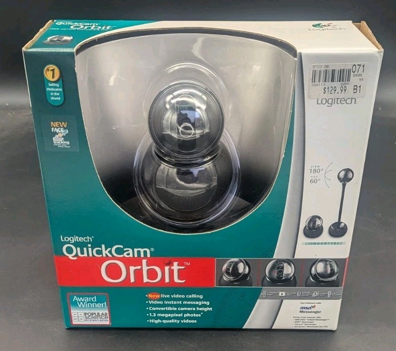 Logitech QuickCam Orbit Open Box New Old Stock