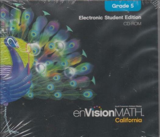 EnVision Math: Electronic Student Edition Grade 5 PC MAC CD full textbook CD-ROM