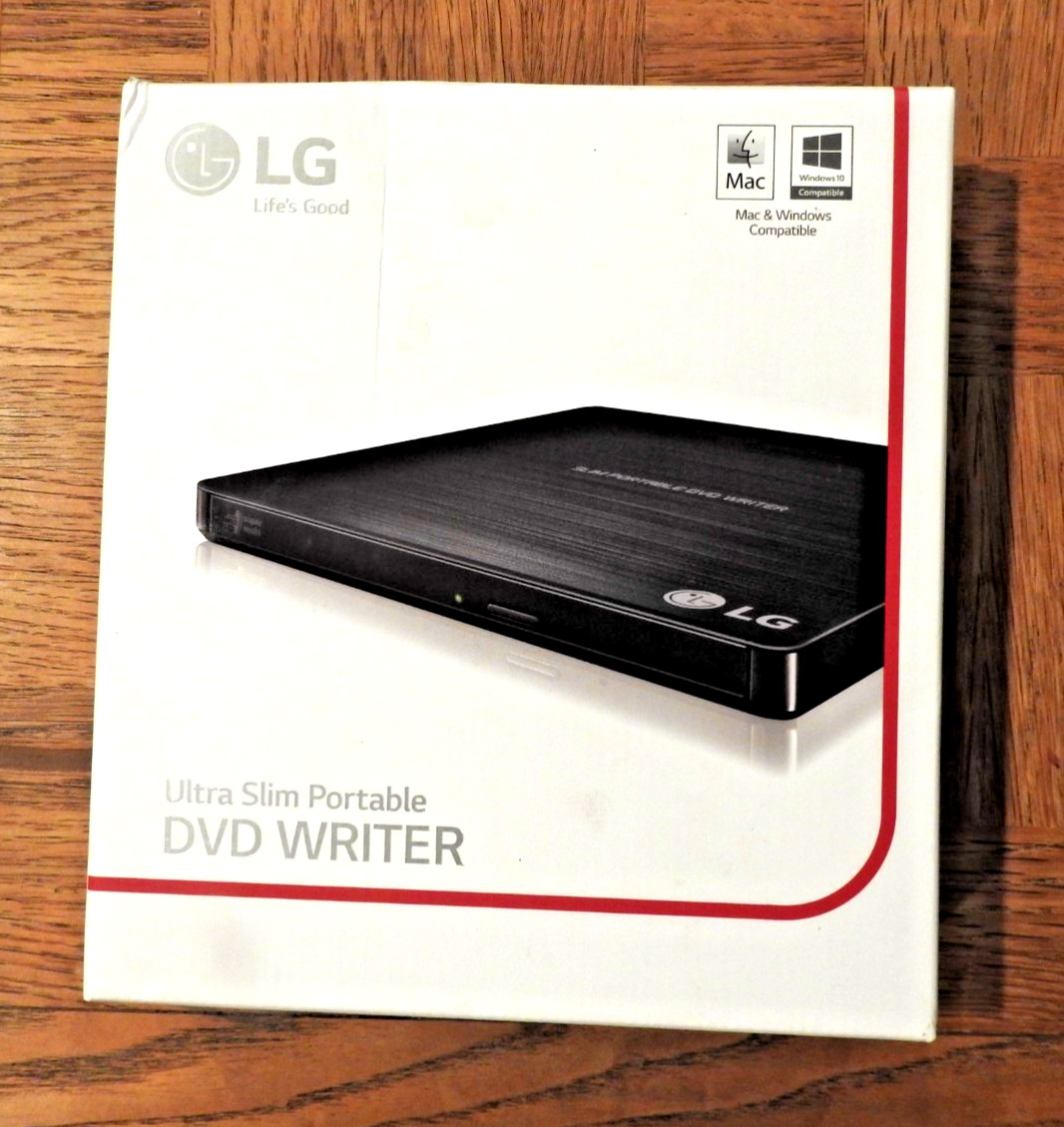 LG Storage GP60NB50 External Ultra Slim DVDRW 8x- Black [NEW IN SEALED BOX]