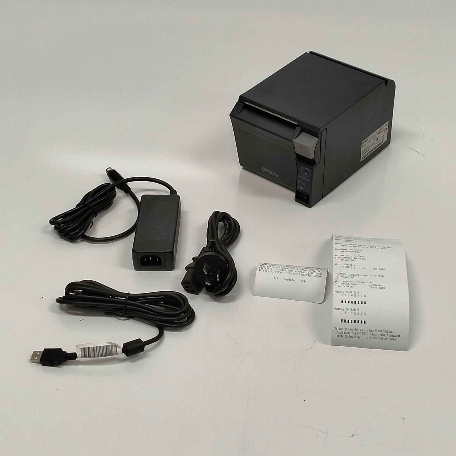Epson TM-T70II Direct Thermal Desktop Receipt Printer 180dpi USB Parallel M296A