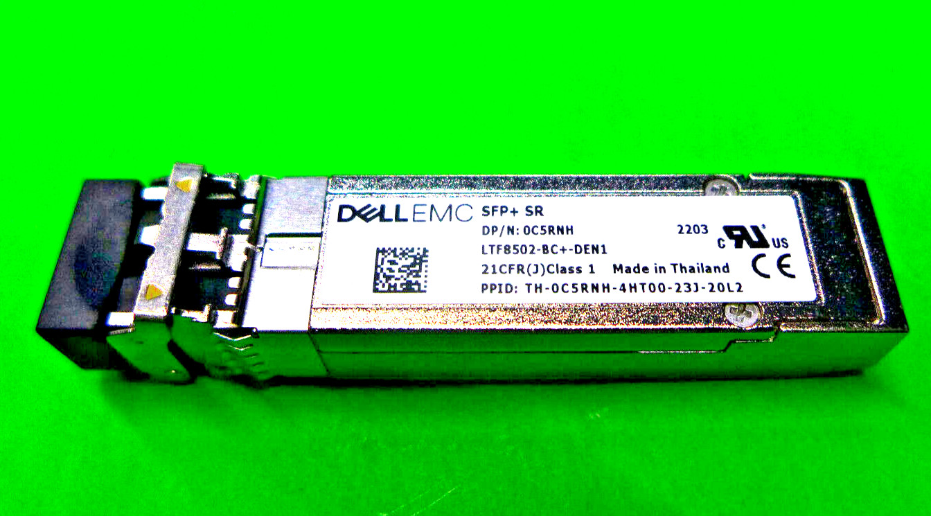 NEW Dell 10GBASE-SR SFP+ SR 850bm Transceiver Module LTF8502-BC+-DEN1 C5RNH