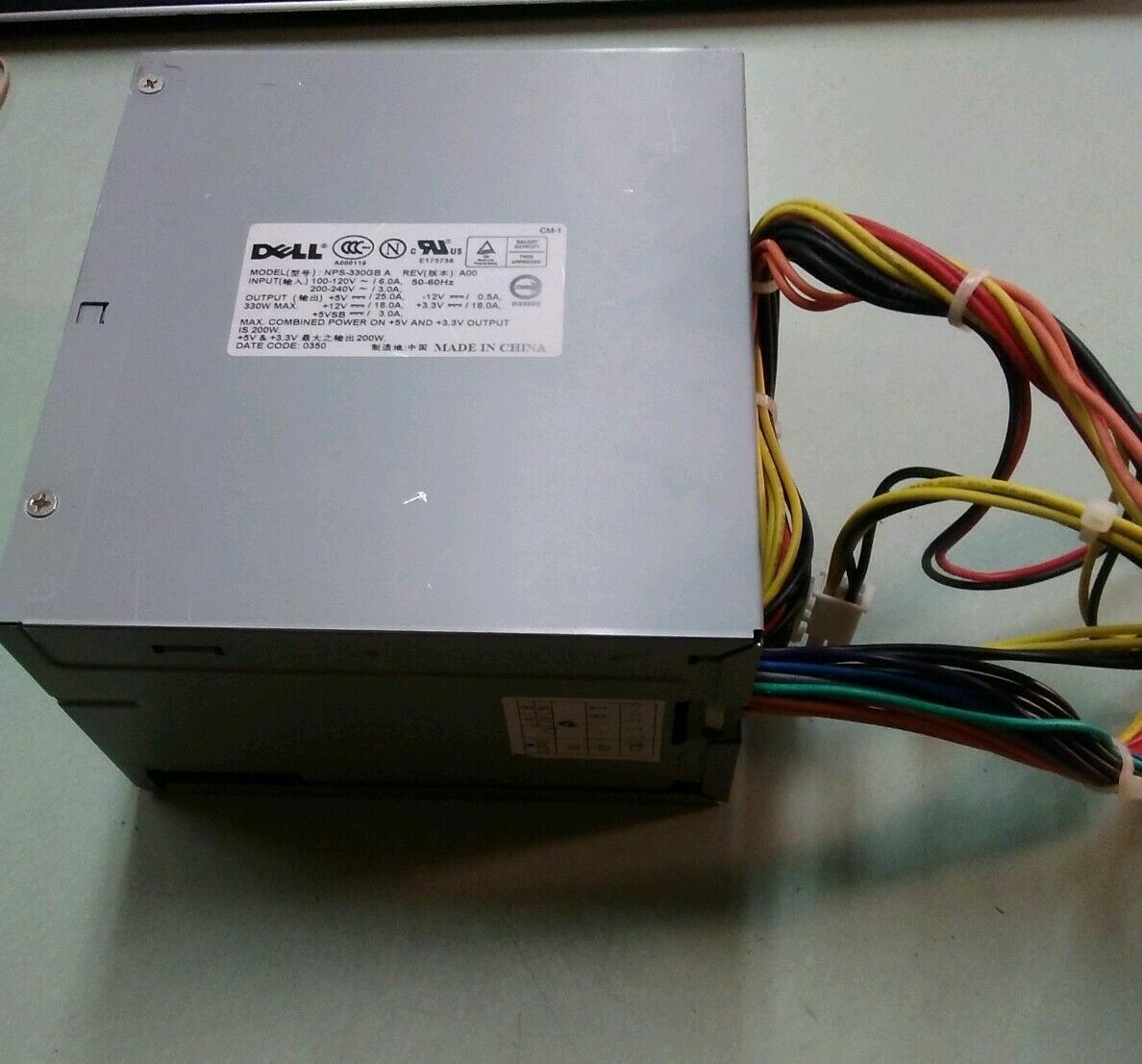 For Dell PowerEdge 700 330W server power supply 0F1525