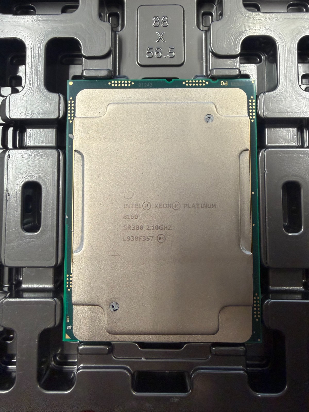 Intel Xeon Platinum 8160 24-core 150W LGA-3647 SR3B0 2.10GHz CPU processor