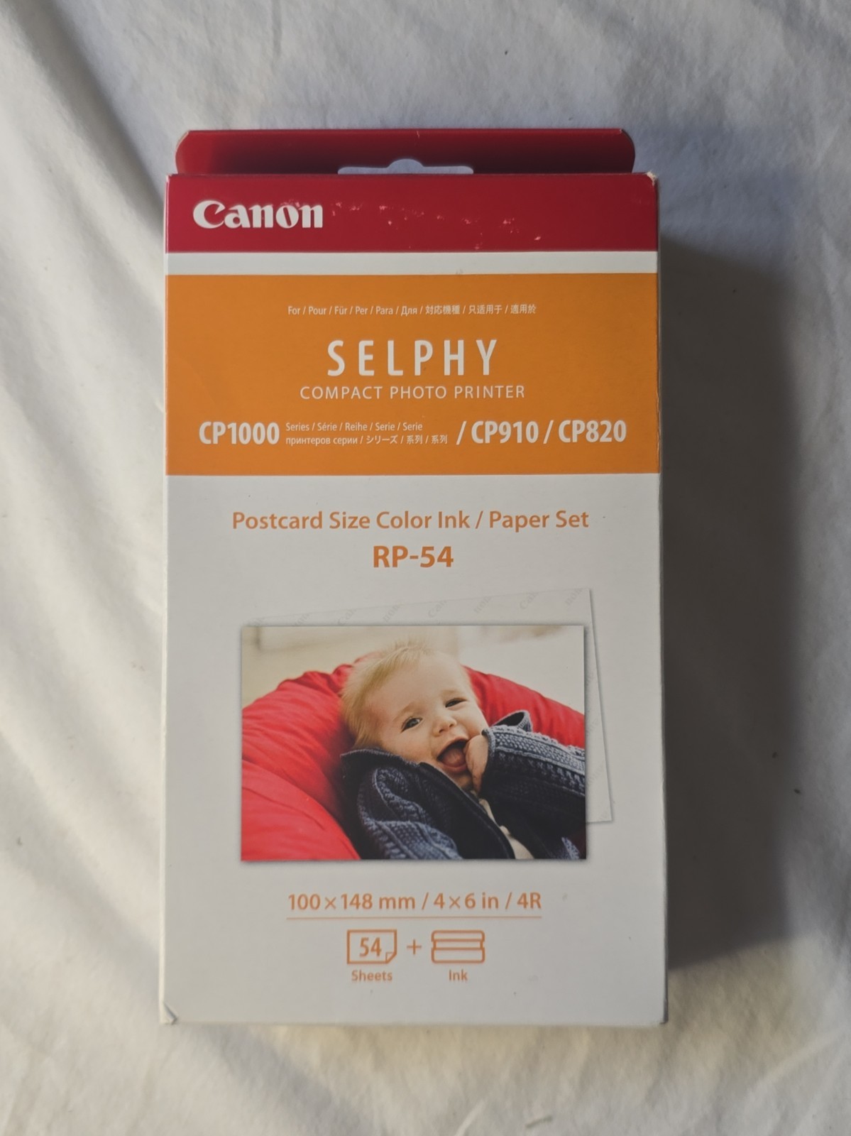 Canon Selphy RP-54 Ink Postcard 4 x 6 Paper Set CP1000 CP910 CP820 - SEALED