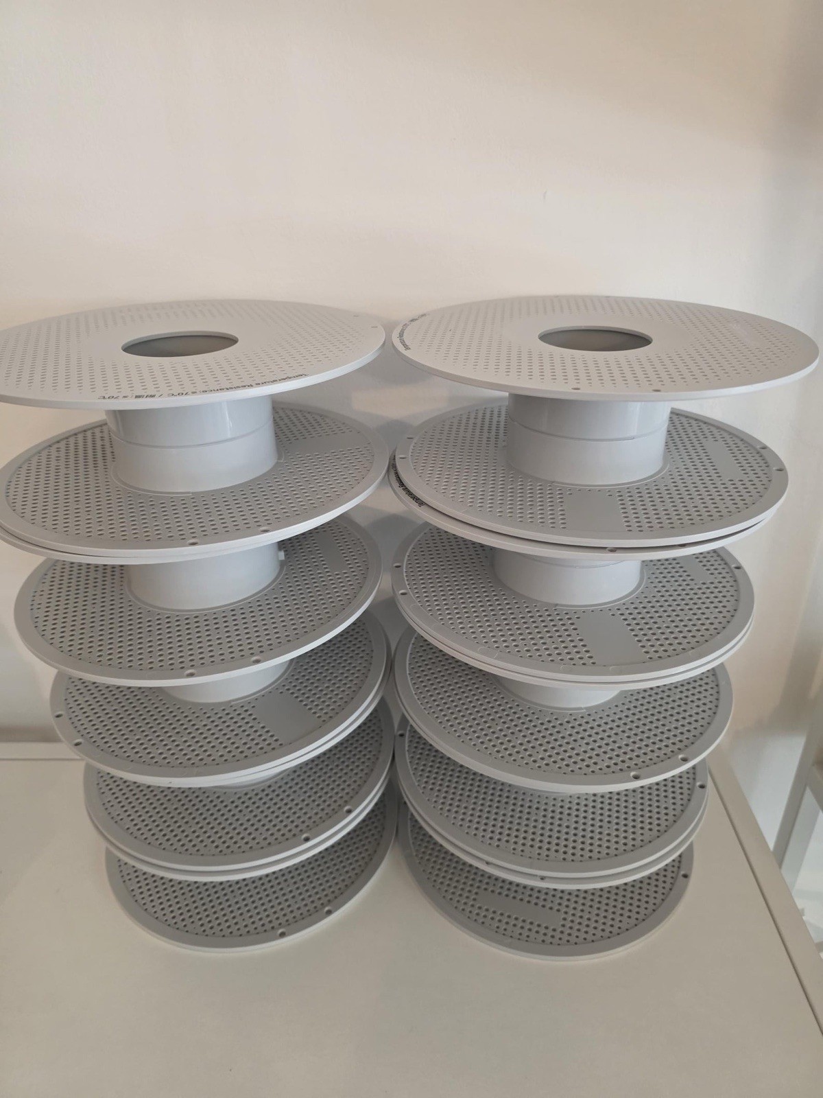 Bambu Lab 3D Printer Empty Spools 1.75mm 1kg Refillable Plastic Spools Lot of 10