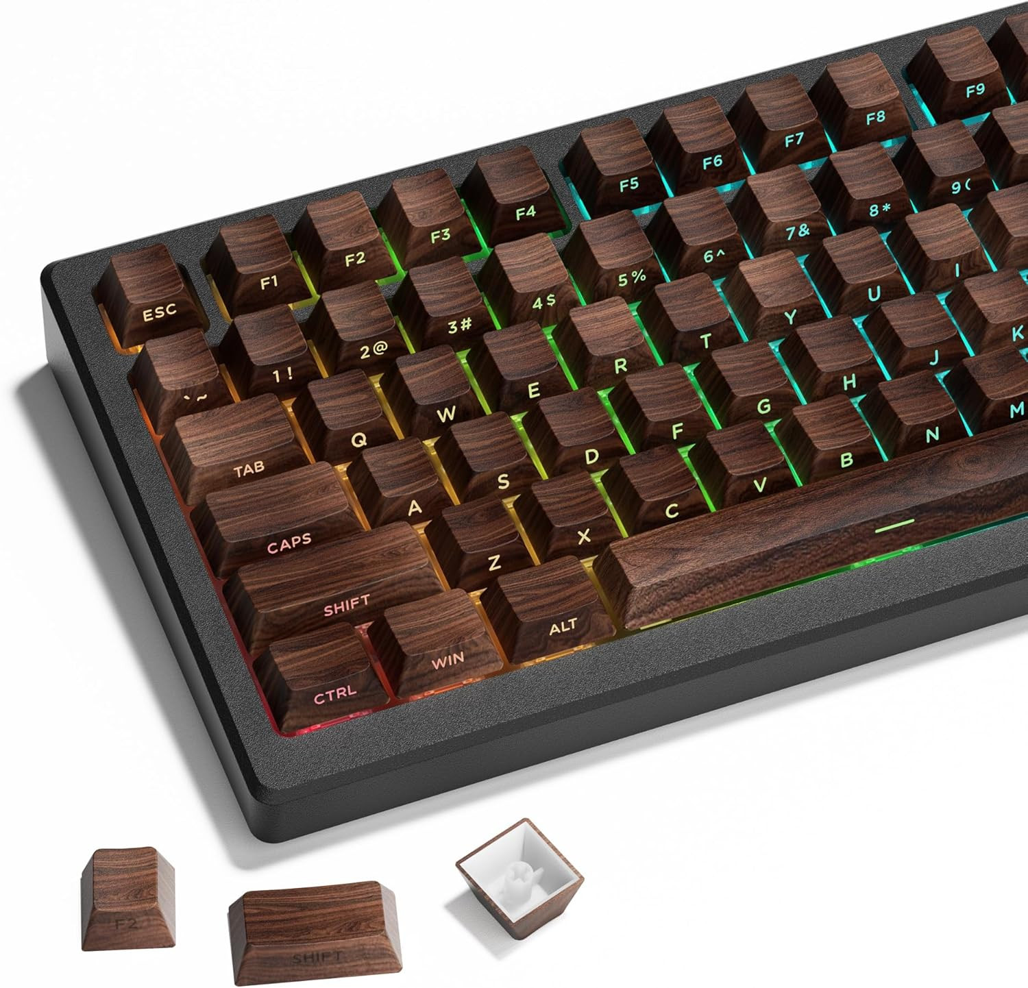 XVX PBT Keycaps - Side Print Shine through Custom Keycaps 60 65 75 100 Percent