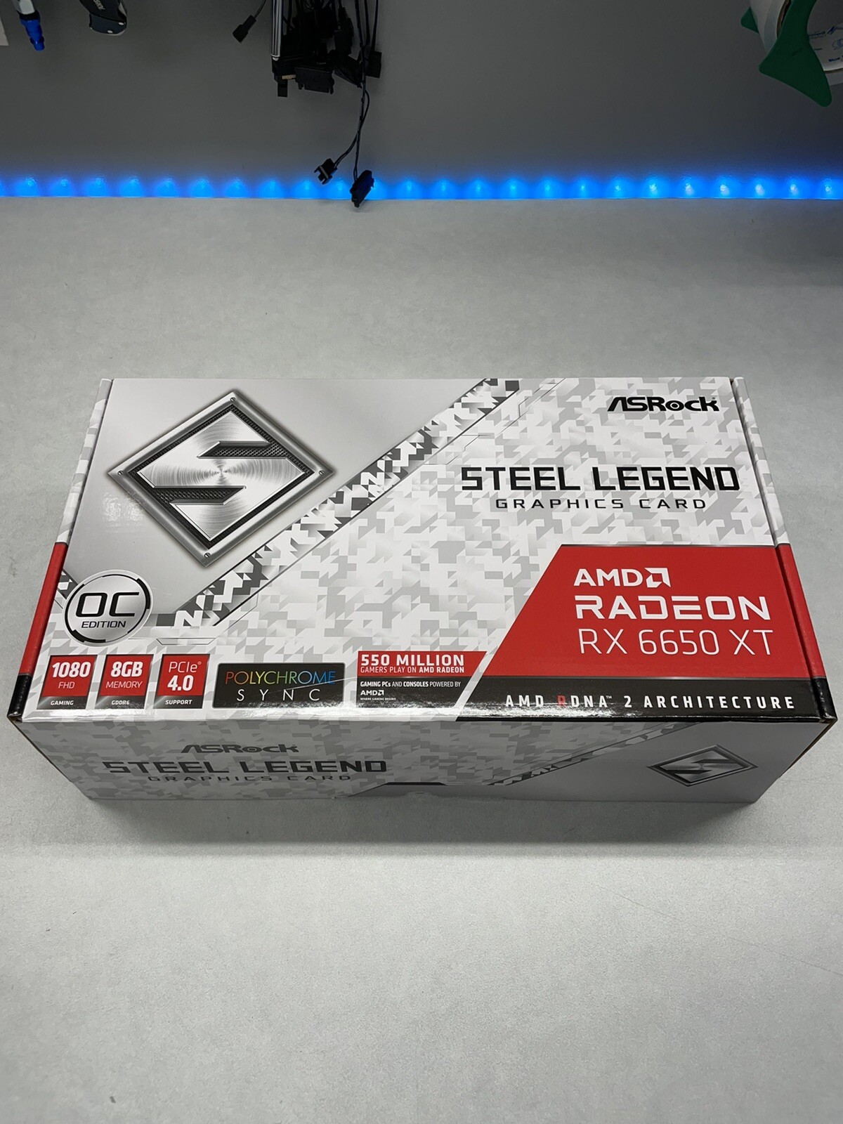 Box For AsRock Radeon RX 6650 XT OC Steel Legend