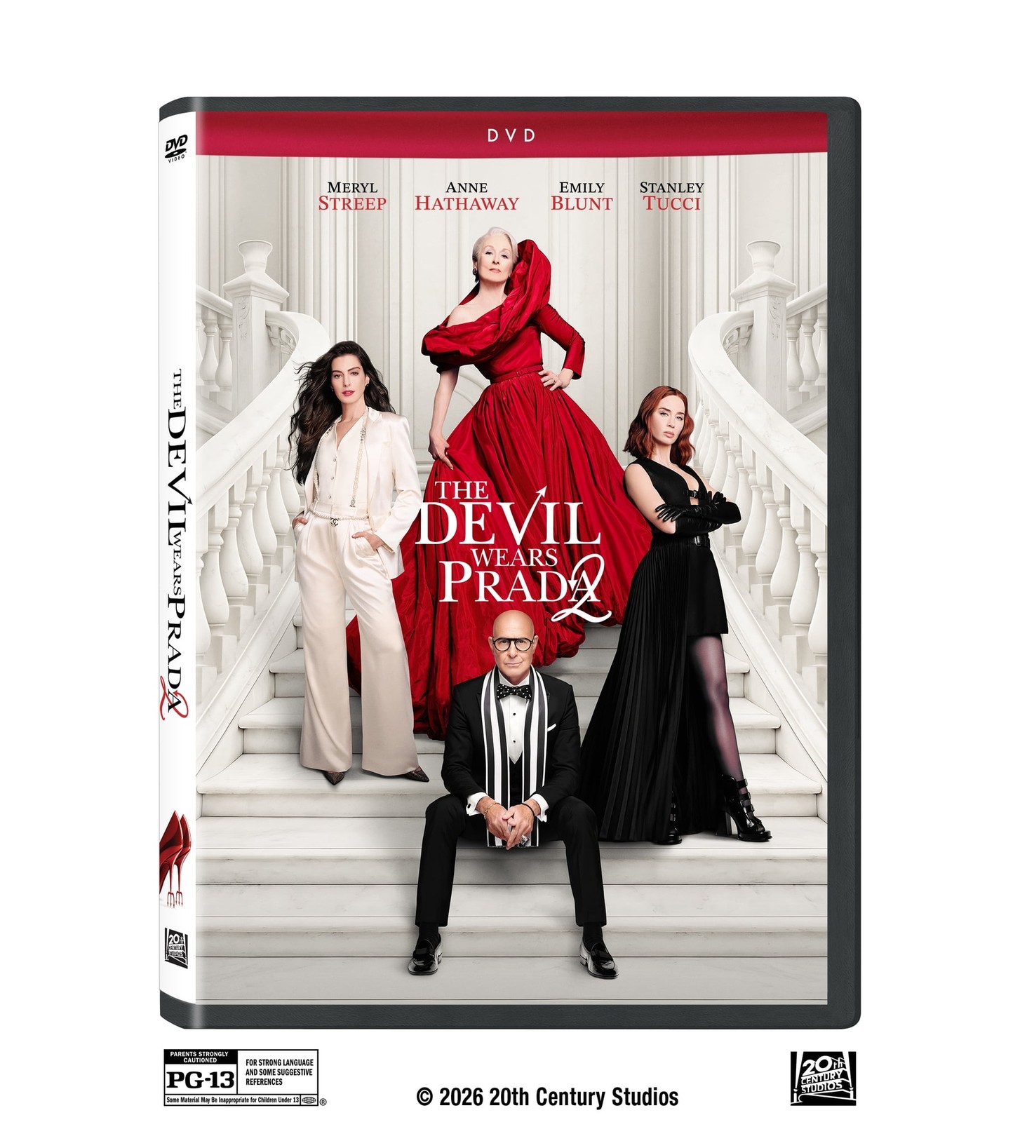 20th Century Studios The Devil Wears Prada 2 DVD Movie, Drama Comedy, PG-13,