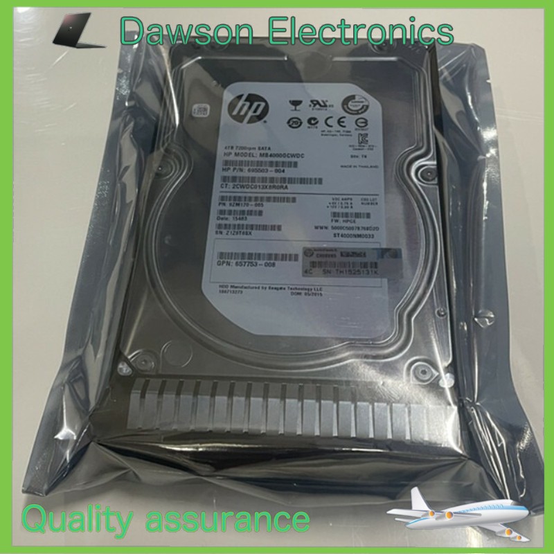 HP 693720-001 4TB 7.2K 6G MDL SC 3.5" SATA HARD DRIVE ST4000NM0033 