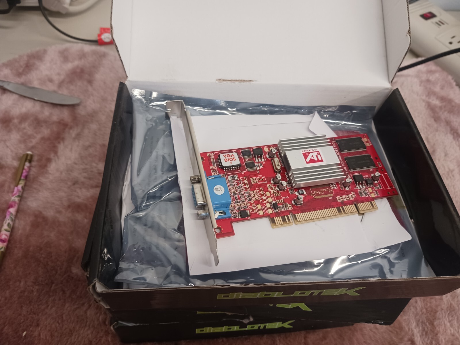 Diablotek ATI Rage 128 Pro 32mb PCI Video Card Model: VAR128P-32P