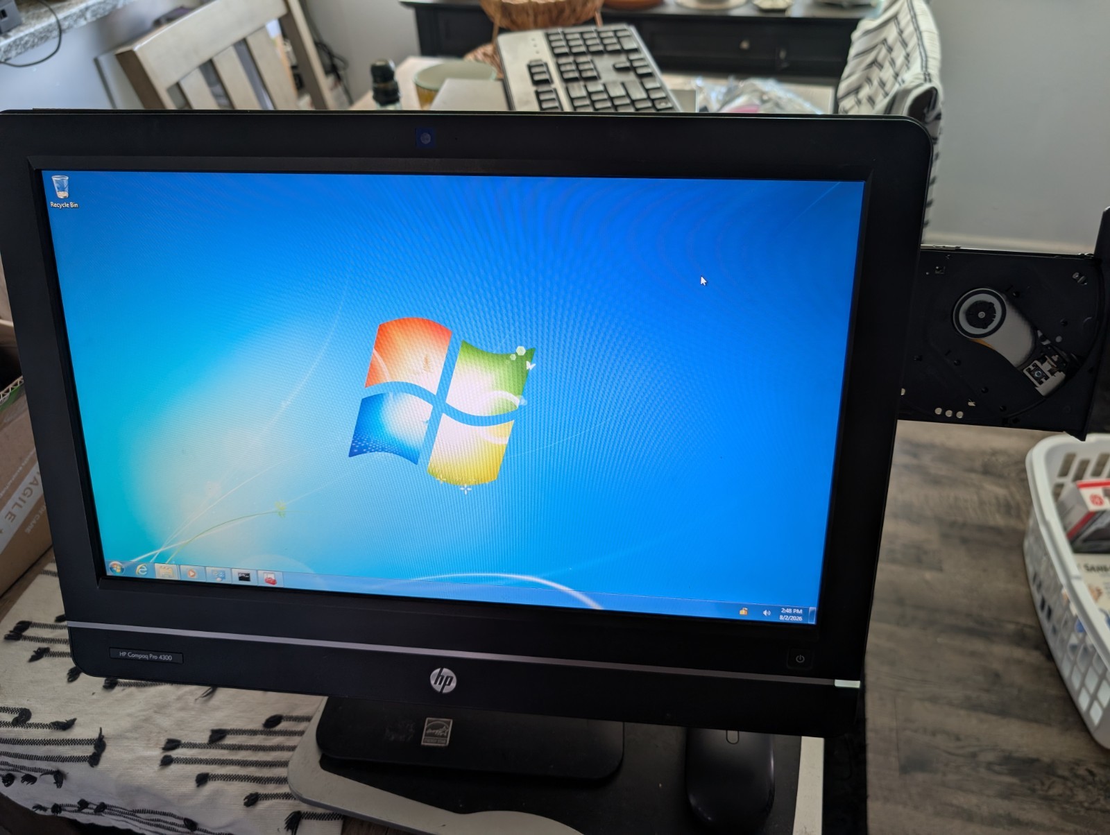 HP Compaq Pro 4300 All-in-One, Intel I3, 4GB, 500GB,  Windows 7 Installed