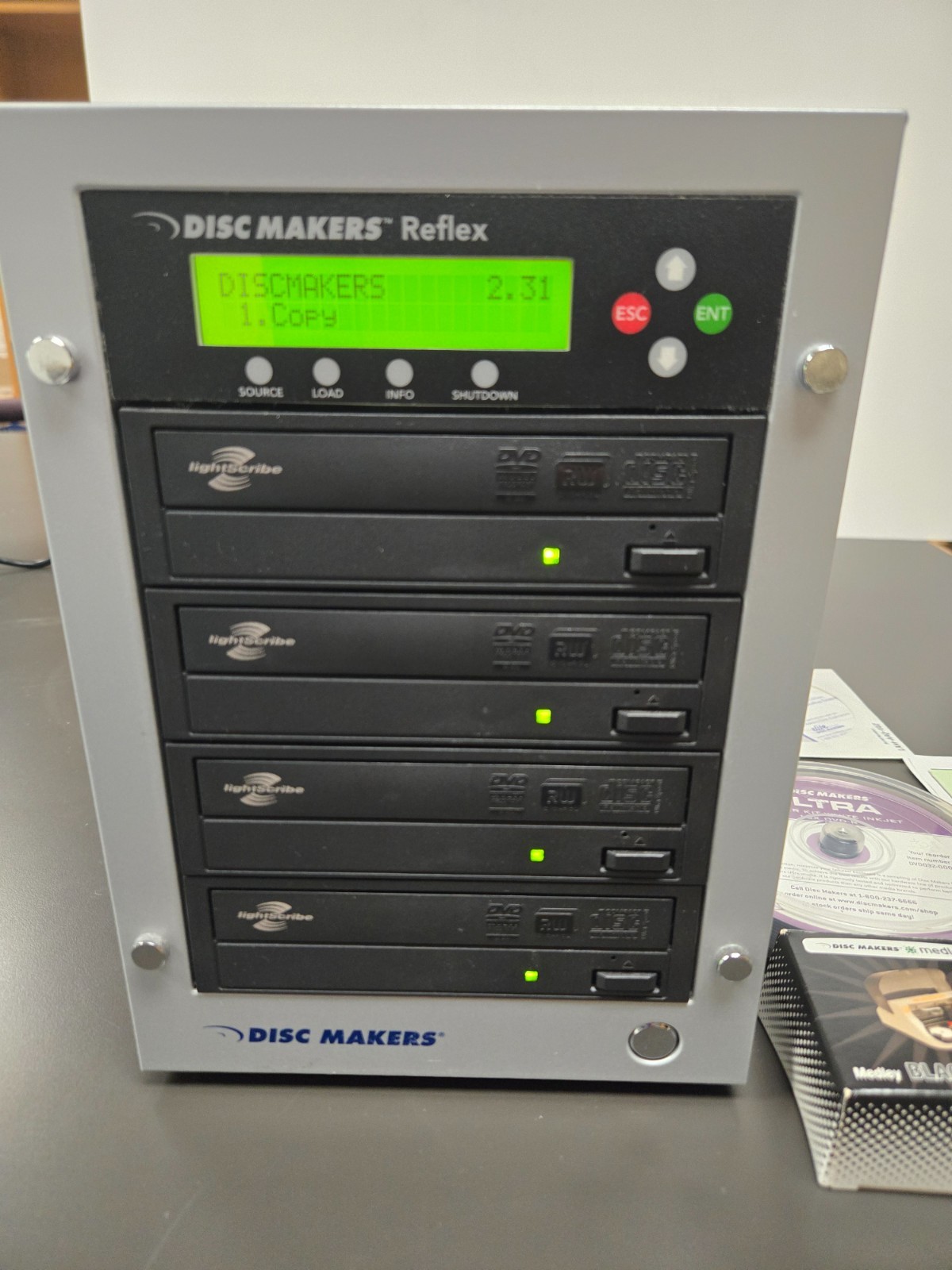 Disc Makers Reflex 4 Disc CD Duplicator