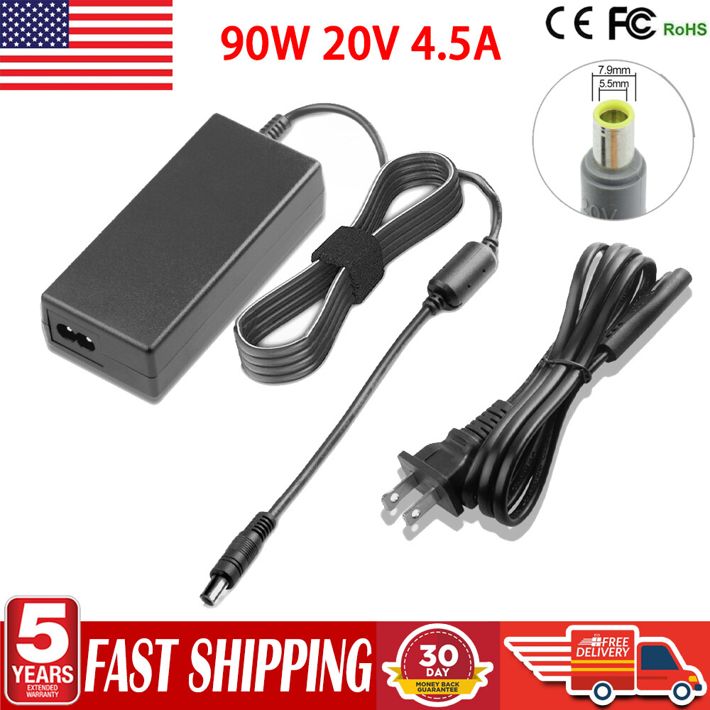 90W AC Power Adapter Charger For Lenovo Thinkpad X200 X201 X220 X230 X301 Laptop