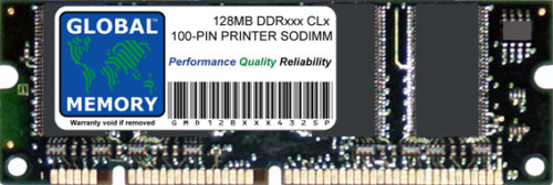 128MB DDR 100-PIN SODIMM RAM FOR PRINTERS (A0743429 , Q2626A , Q7718A , 13N1523)