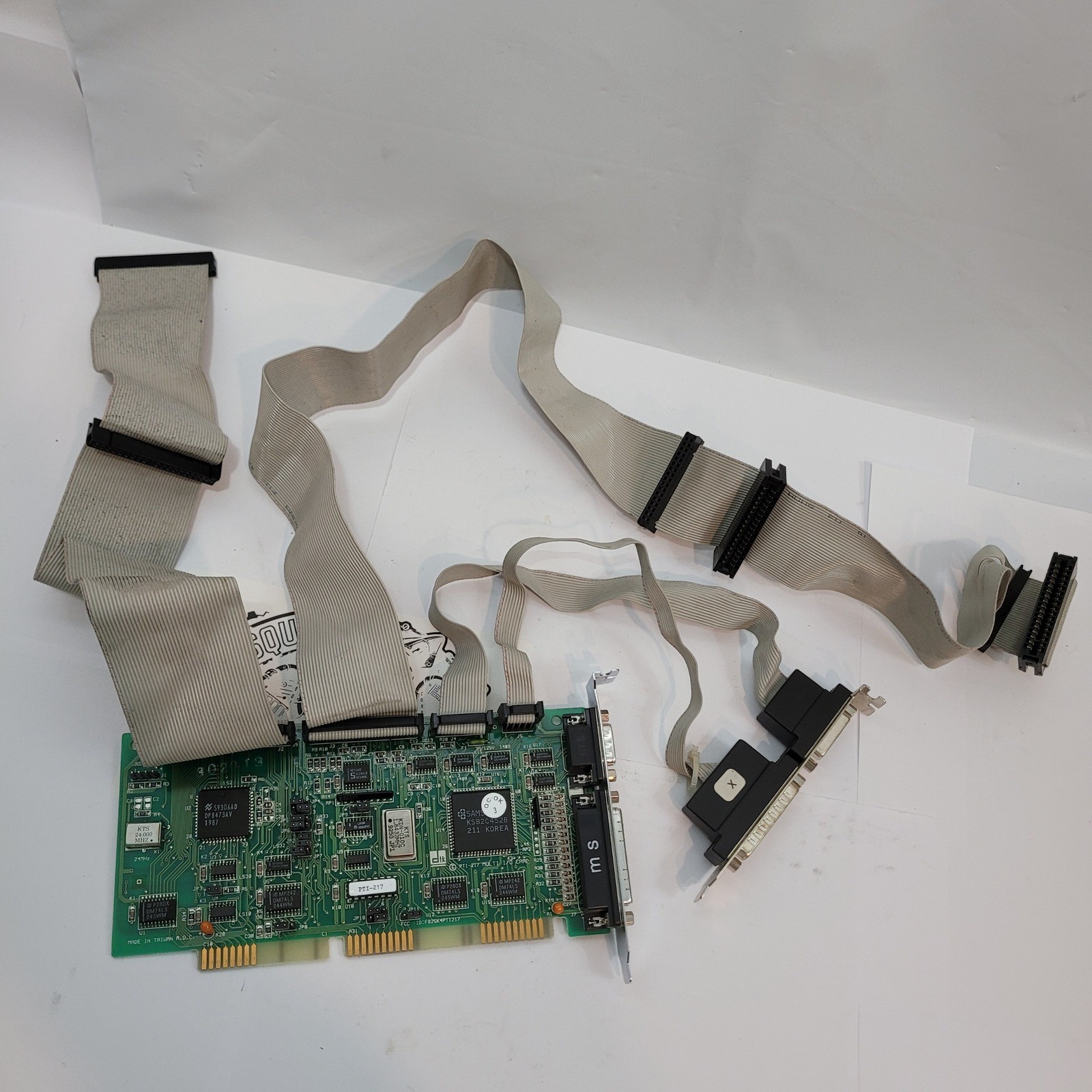 DTK PTI-217 Multi I/O Card ISA IDE Floppy SCSI Serial Parallel Vtg PC Controller