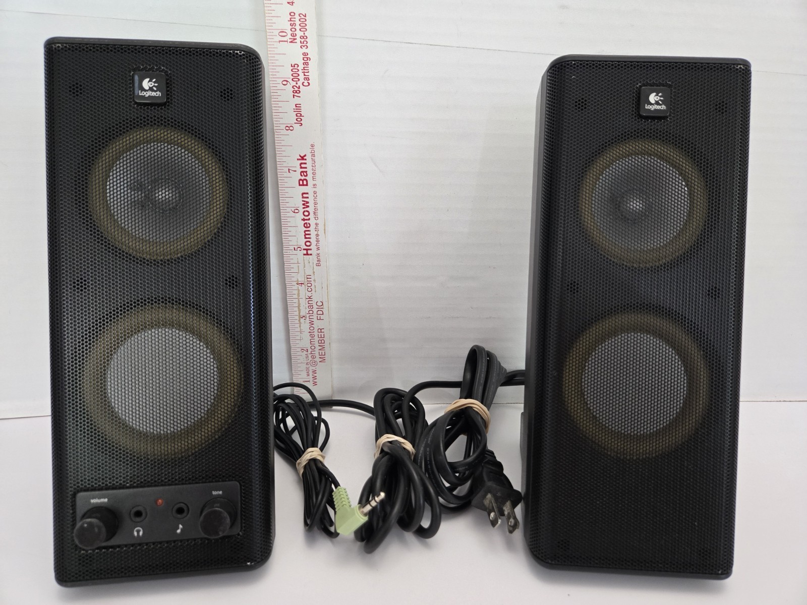 Logitech Computer Speakers #S-0264A Tested 