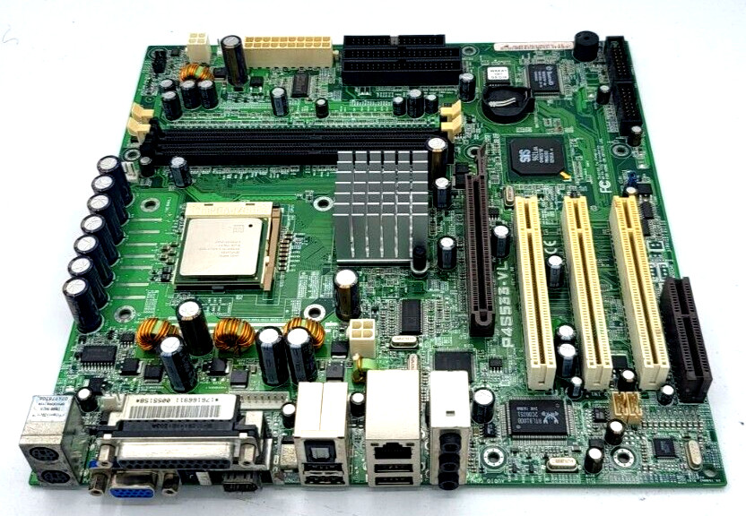 ASUS P4S533-VL MOTHERBOARD + 2.4 GHz INTEL PENTIUM 4 CPU SL6DV
