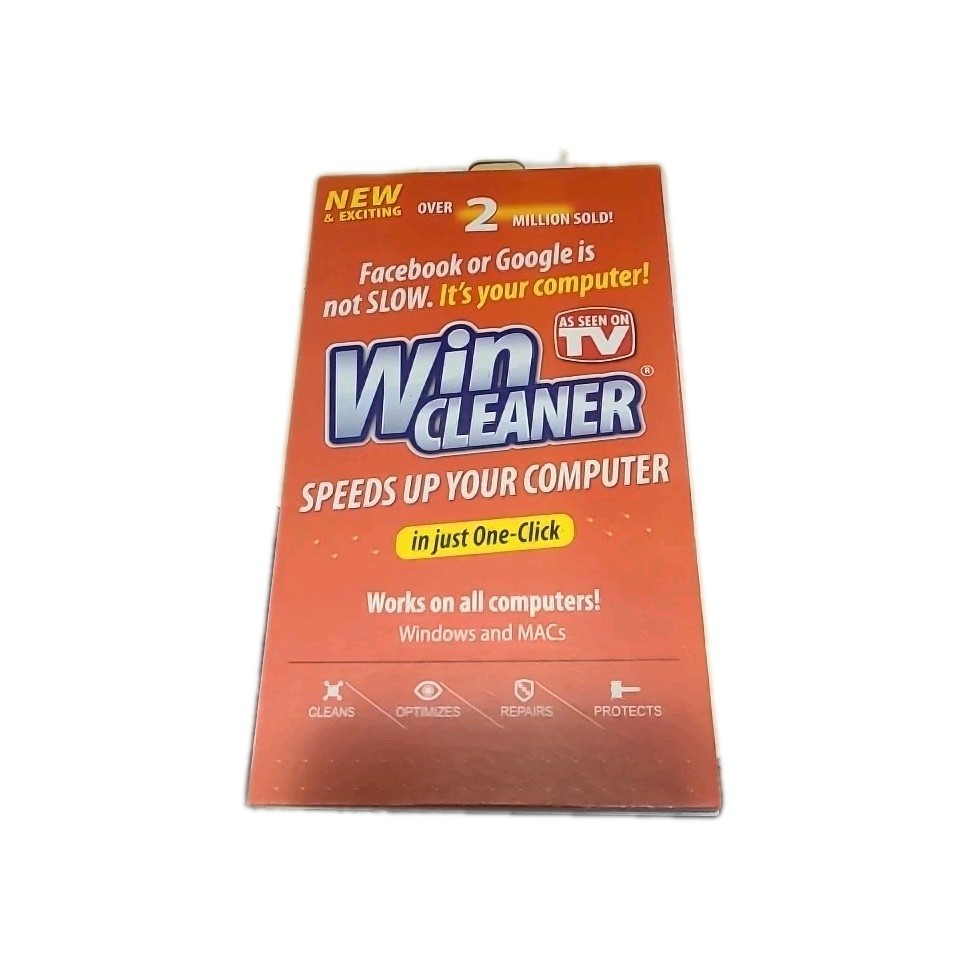 "As Seen On TV" Win Cleaner software on a USB drive.