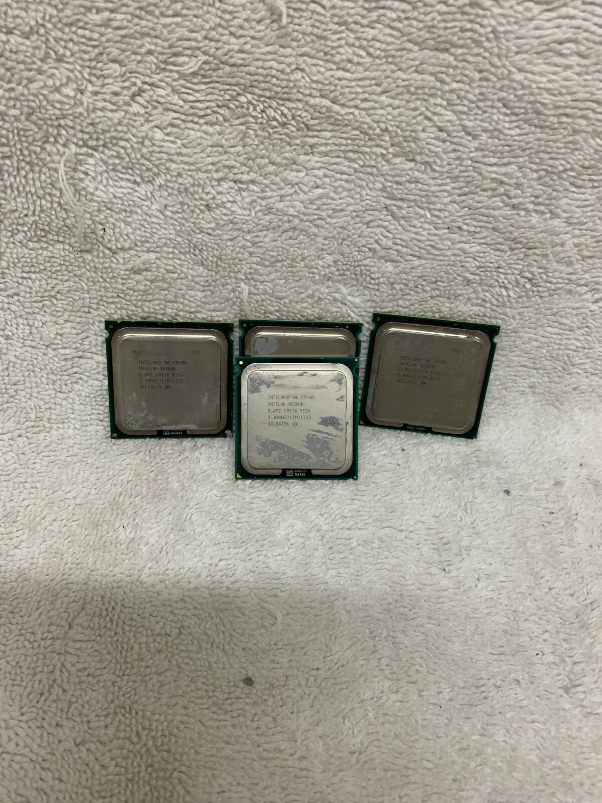 Lot of 6 SLAP2 Intel Xeon E5405 2.0GHz Socket LGA 771 CPU Processors