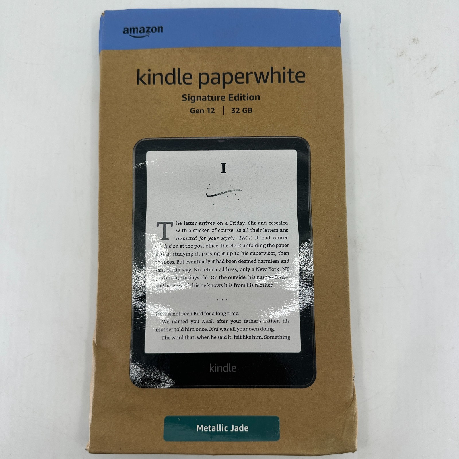 New WiFi Only Amazon Kindle Paperwhite 12th Gen 32GB Metallic Jade SA569P