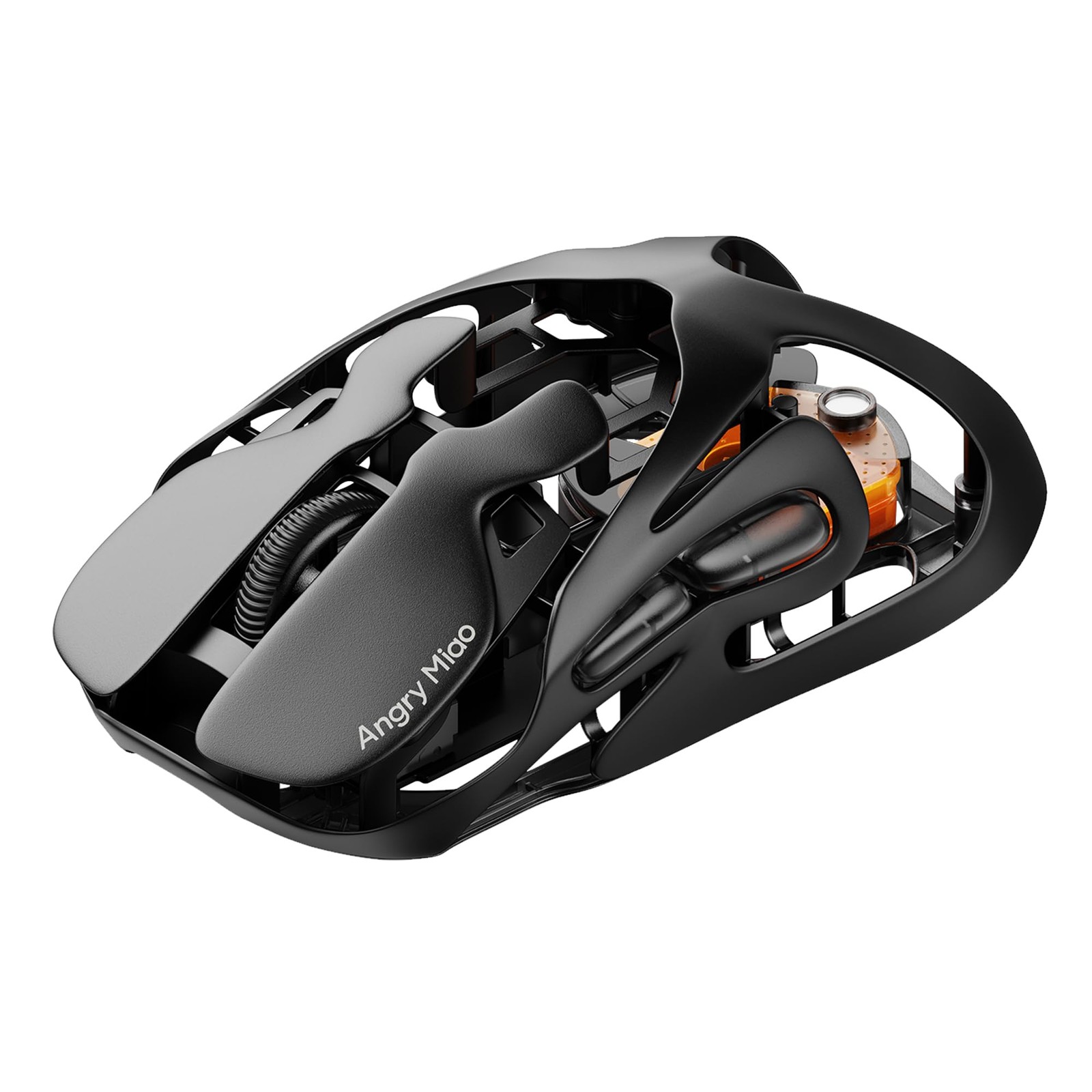Angry miao AM Infinity Wireless Gaming Mouse, 49g Basalt Black Mouse