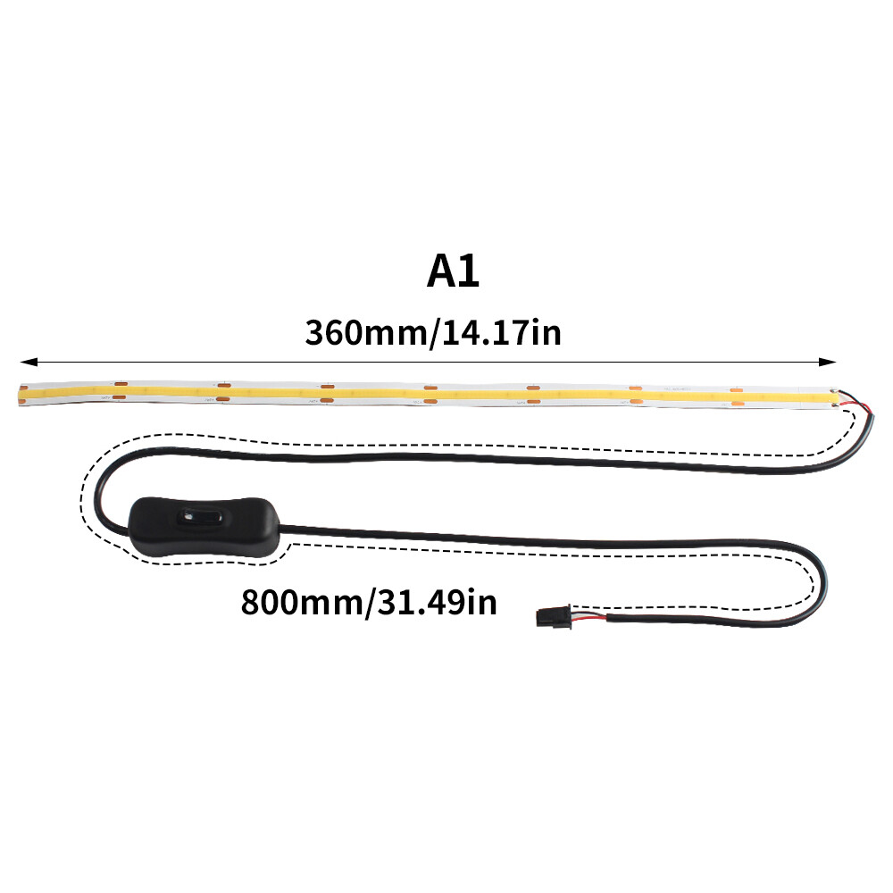For Bambu Lab A1/A1 MINI Light Strip Bright LED Ra95 Fill Light 24V 3D Printer