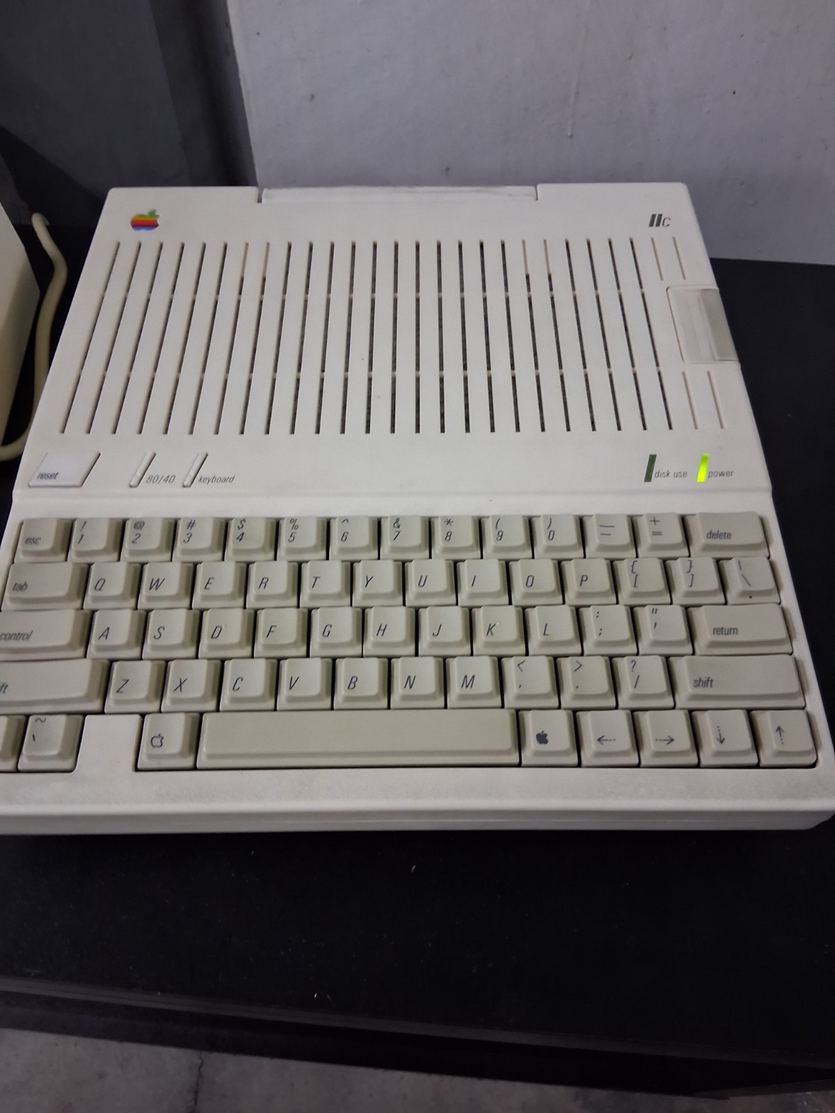 Tested Working Apple IIc A2S4000 W/ OEM Power Supply And Box Read