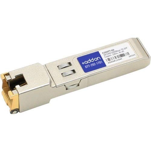 AddOn E1GSFPTAO SFP Transceiver 10/100/1000Base-TX Copper RJ-45