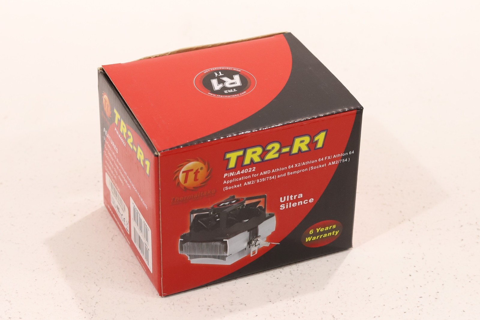 Thermaltake TR2-R1 3-Pin Ultra Silent CPU Cooler For AMD Processors P/N: A4022