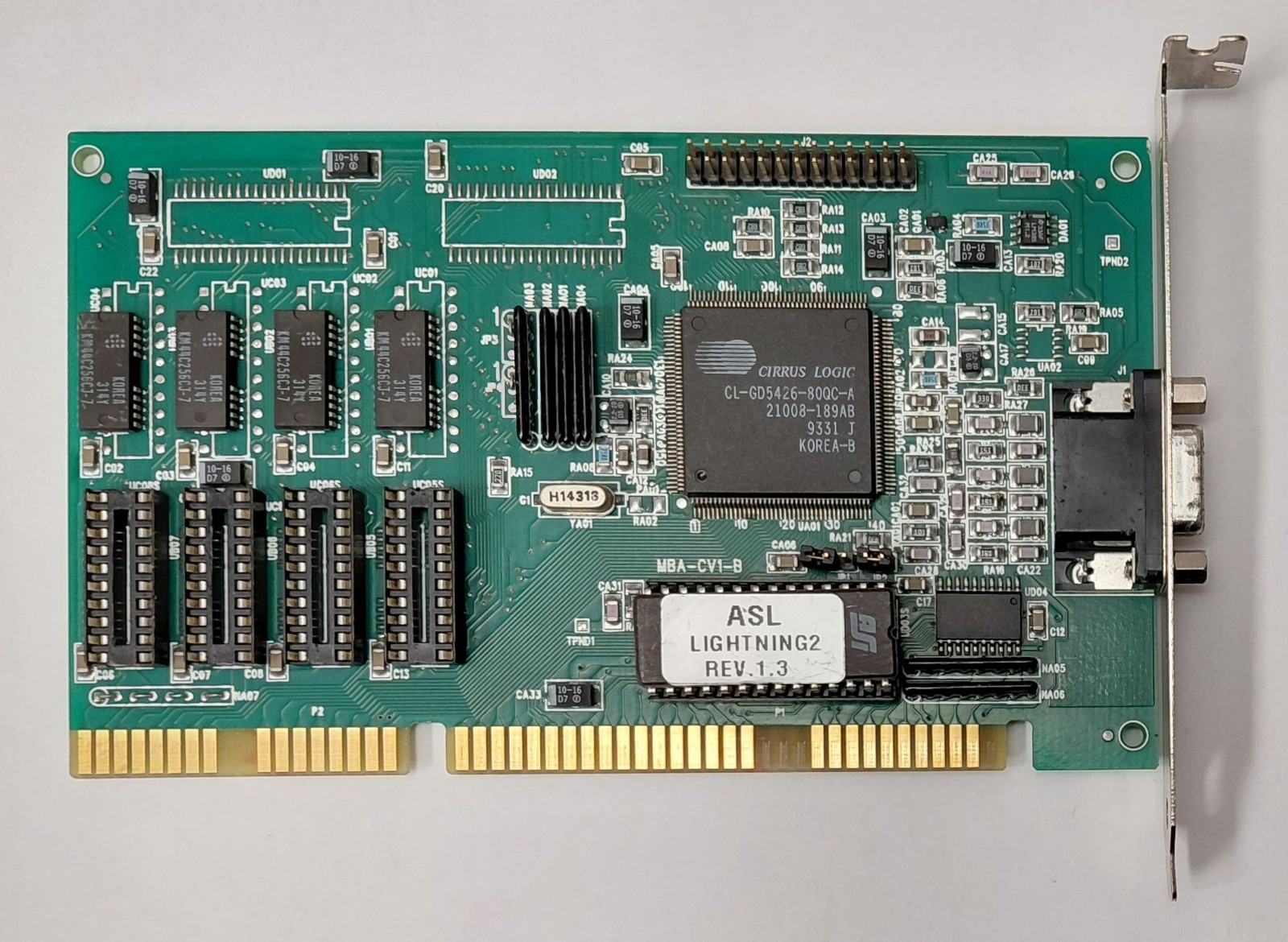 Alpha Systems Lab Lightning 2 ISA Graphics Card (CL-GD5426, 512KB, Retro, 1993)