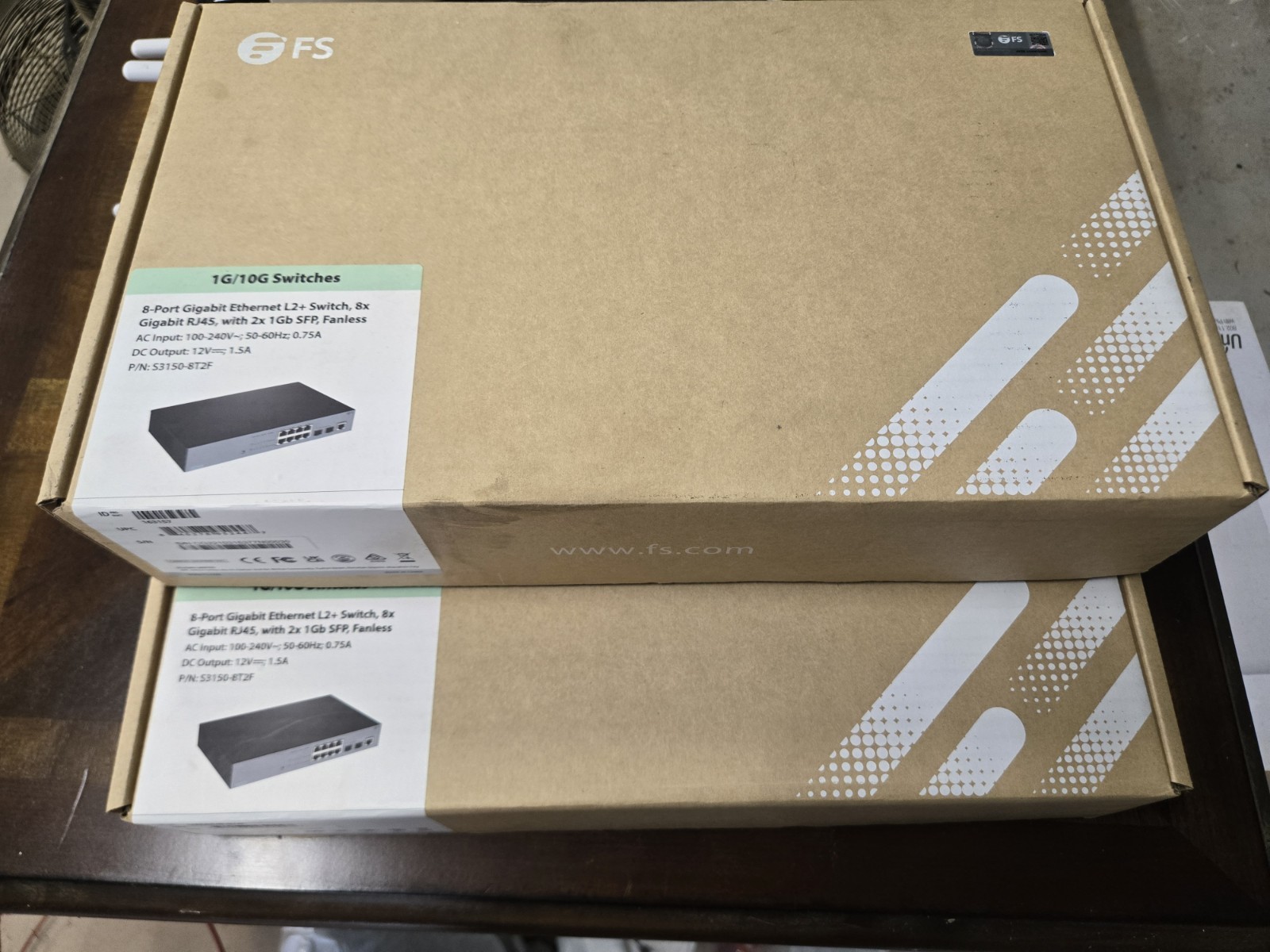FS 8-Port Gigabit Ethernet Switch S3150-8T2FP
