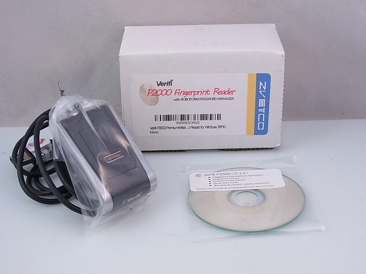 Verifi P2000 Premium Metal Fingerprint Reader For Windows 7/8/10