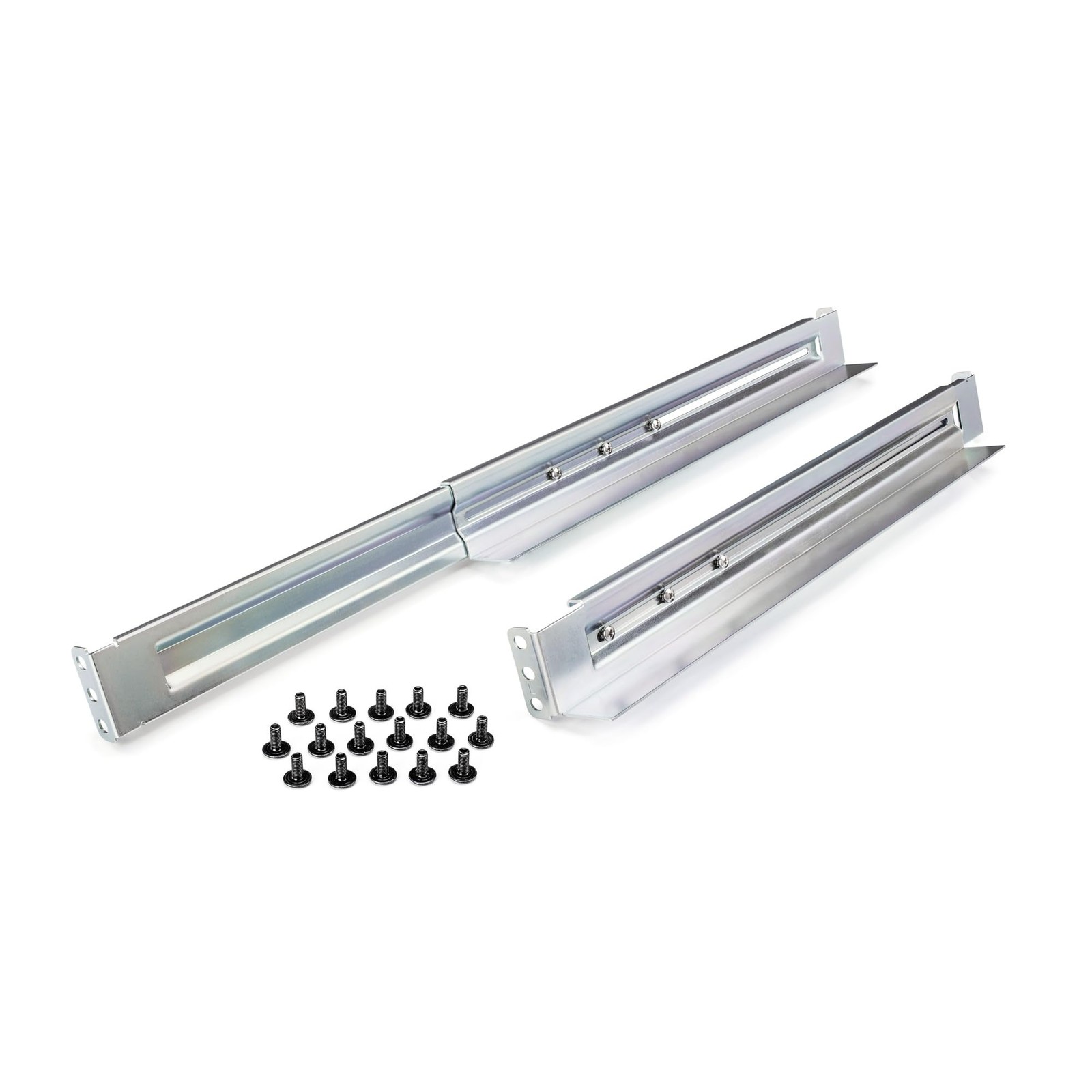 4POSTRAIL 4-Post Universal Rack Mount Rail Kit, Silver