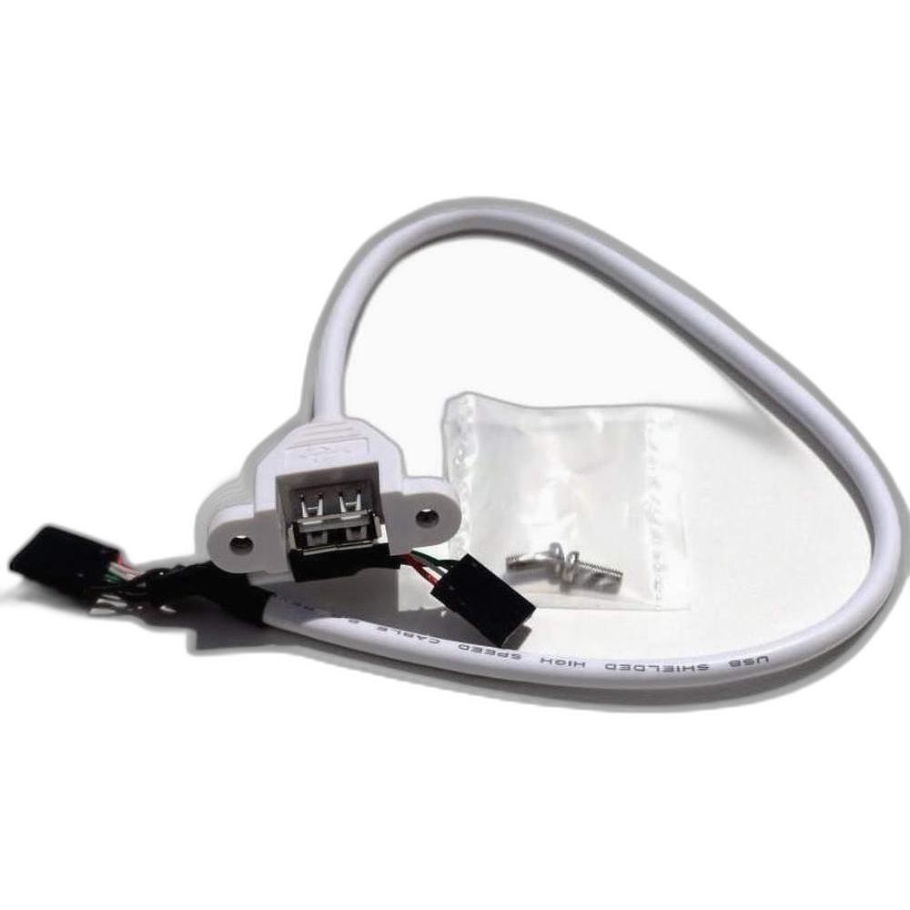 USB 2.0 Port Single to Mainboard Port Universal 14in Header Cable