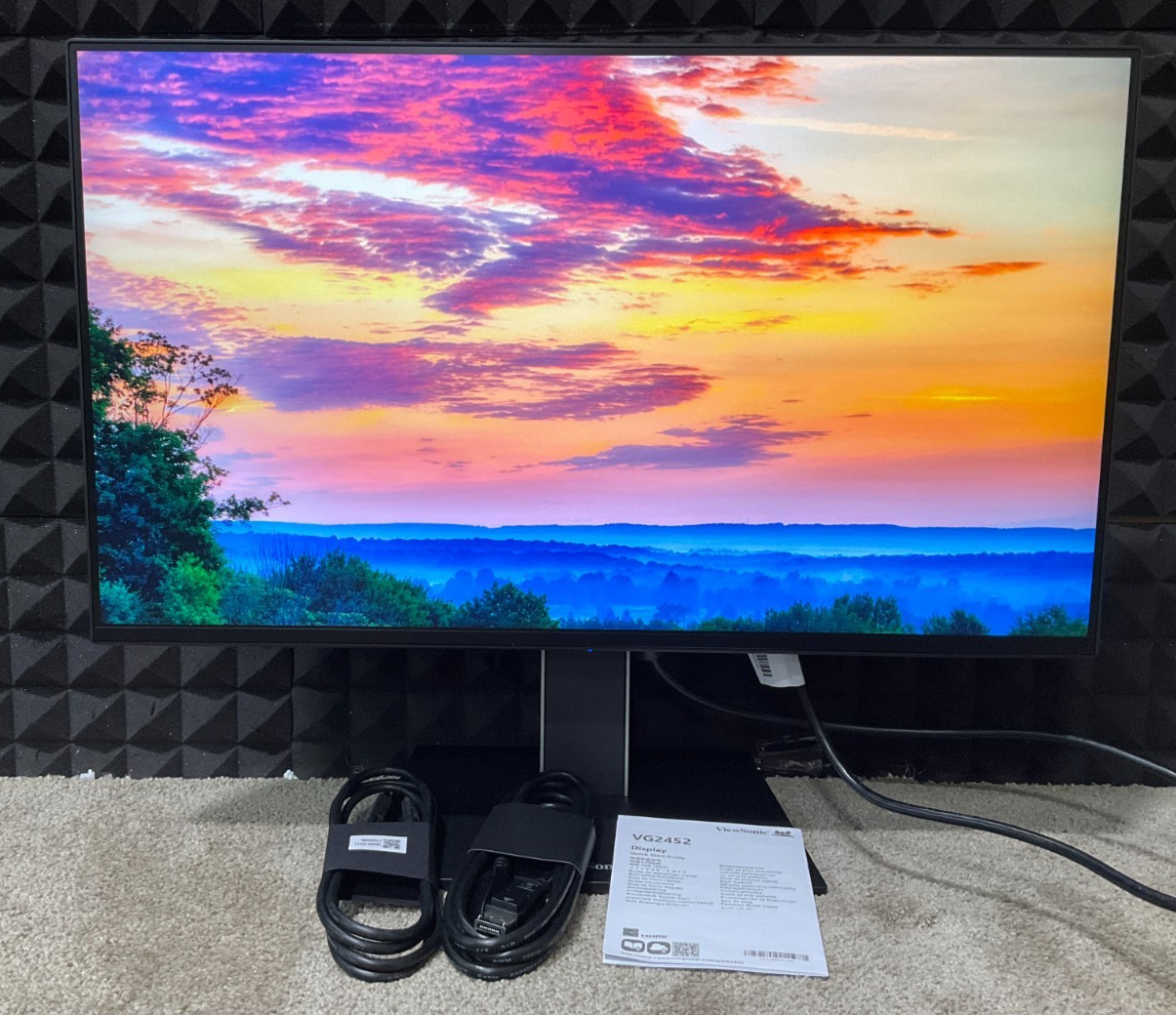 Viewsonic 23.8" USB-C Ergonimic IPS LED Monitor 1080p VG2452 ✅ ❤️️ ✅ ❤️ NEW