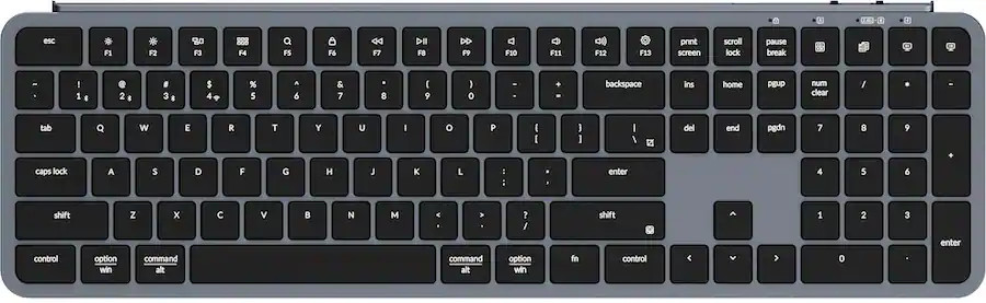 Keychron B6 Pro Custom Wireless Keyboard with Programmable zmk Mac PC Space Gray