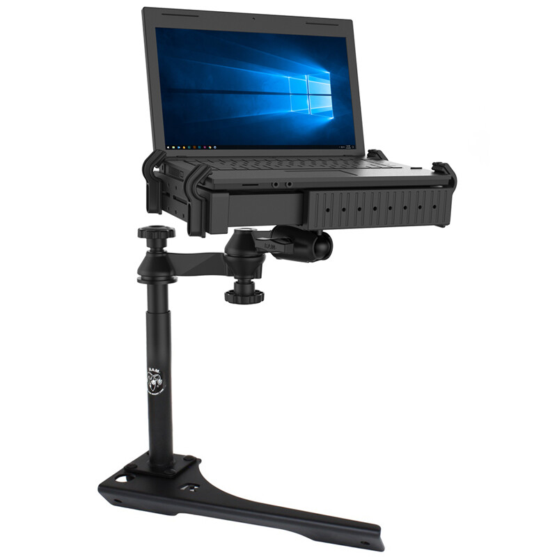 Custom No-Drill Laptop Mount:  for 2019-25 All New 5th Generation RAM Truck 1500