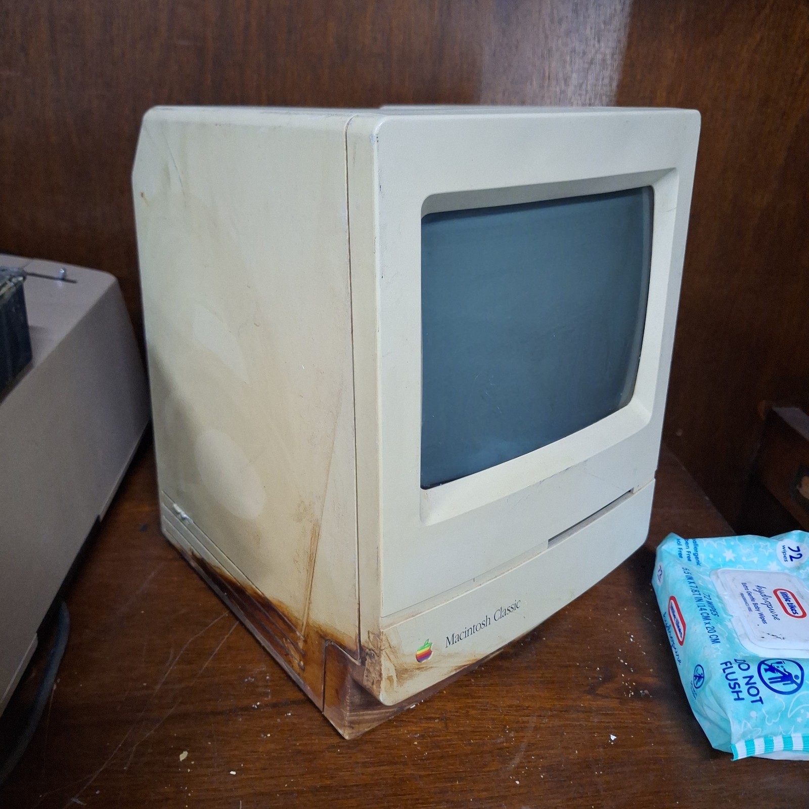 Untested Vintage Apple M0420 Macintosh Classic 9" Personal Computer No Power