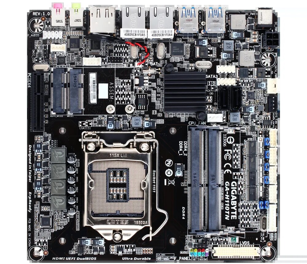 For Gigabyte GA-H110TN LGA1151 DDR4 DP+ Mini-ITX Motherboard