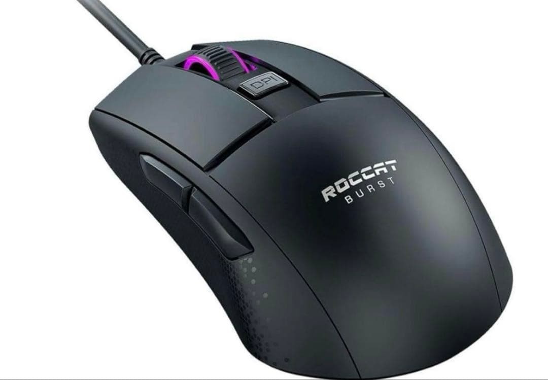 Roccat Burst Core Optical Gaming Mouse Wired Black 8500DPI Tested