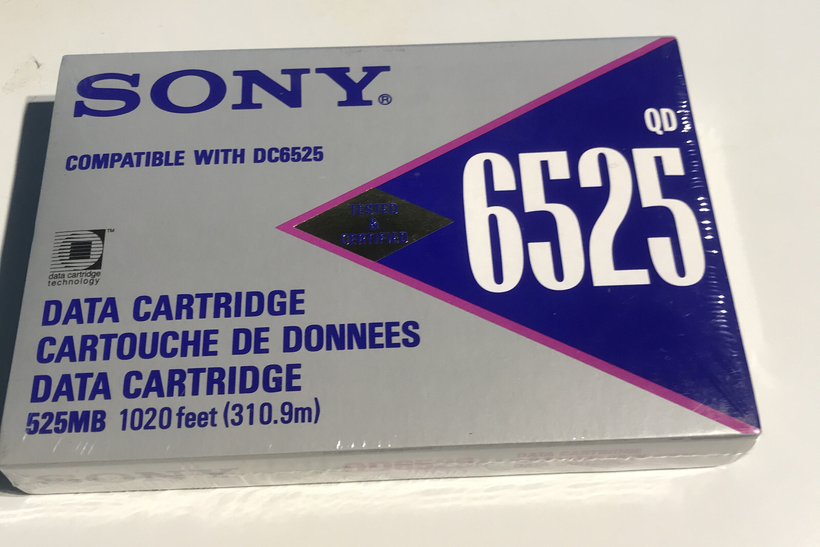 Sony QD 6525 N, SLR/QIC DC/MLR (compatible with DC 6525), Data Cartridge NEW Original Packaging