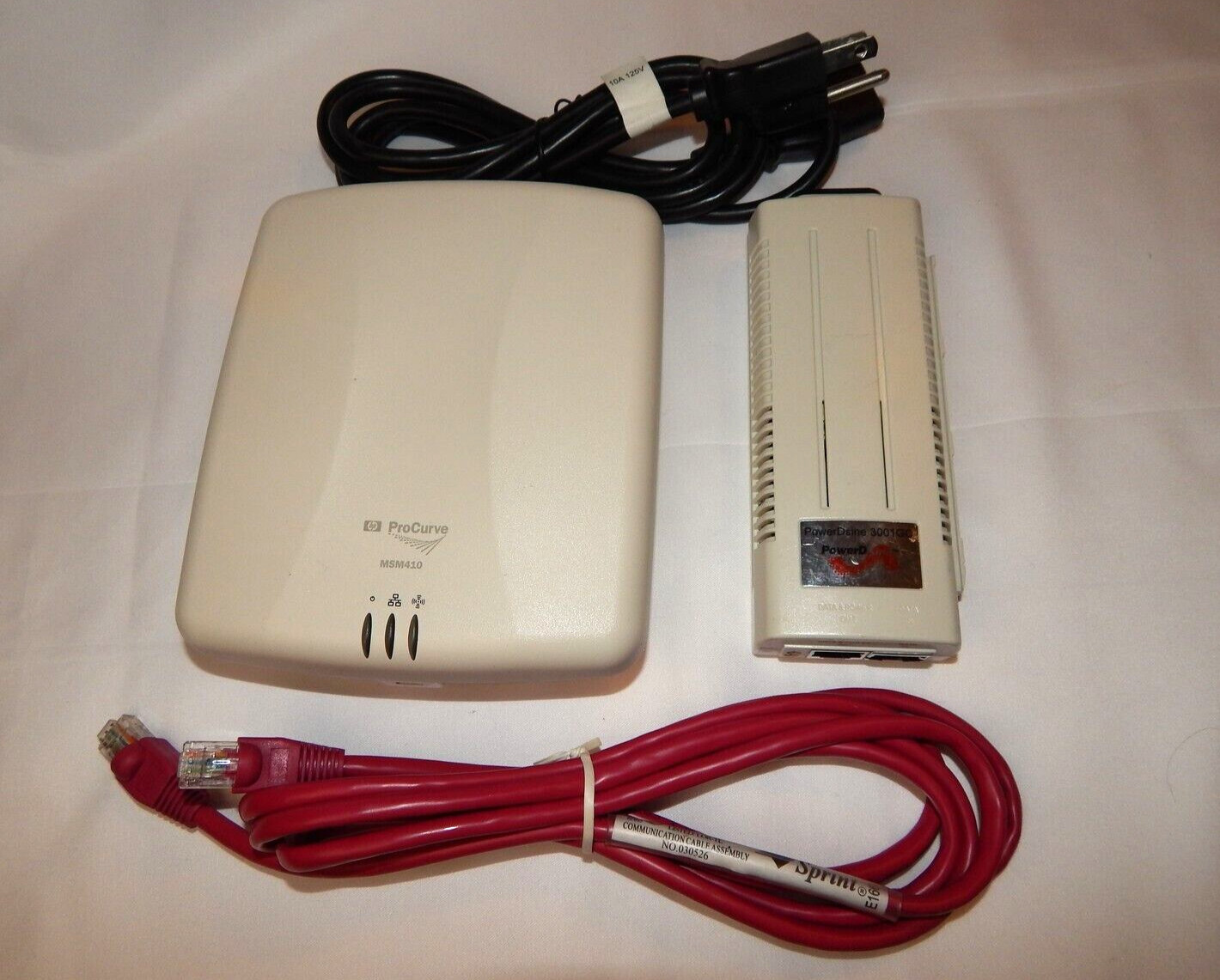 HP ProCurve MSM410 Wireless Wi-Fi Access Point & PowerDsine 3001GC 1Gb POE