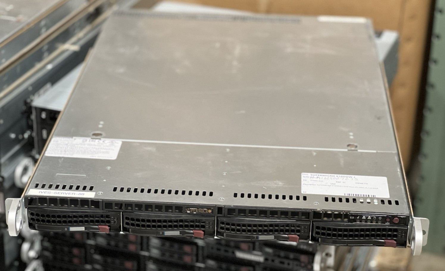 Supermicro SuperServer 6018R-TDW | SYS-6018R-TDW, 64GB RAM-No HDD/Power Cord
