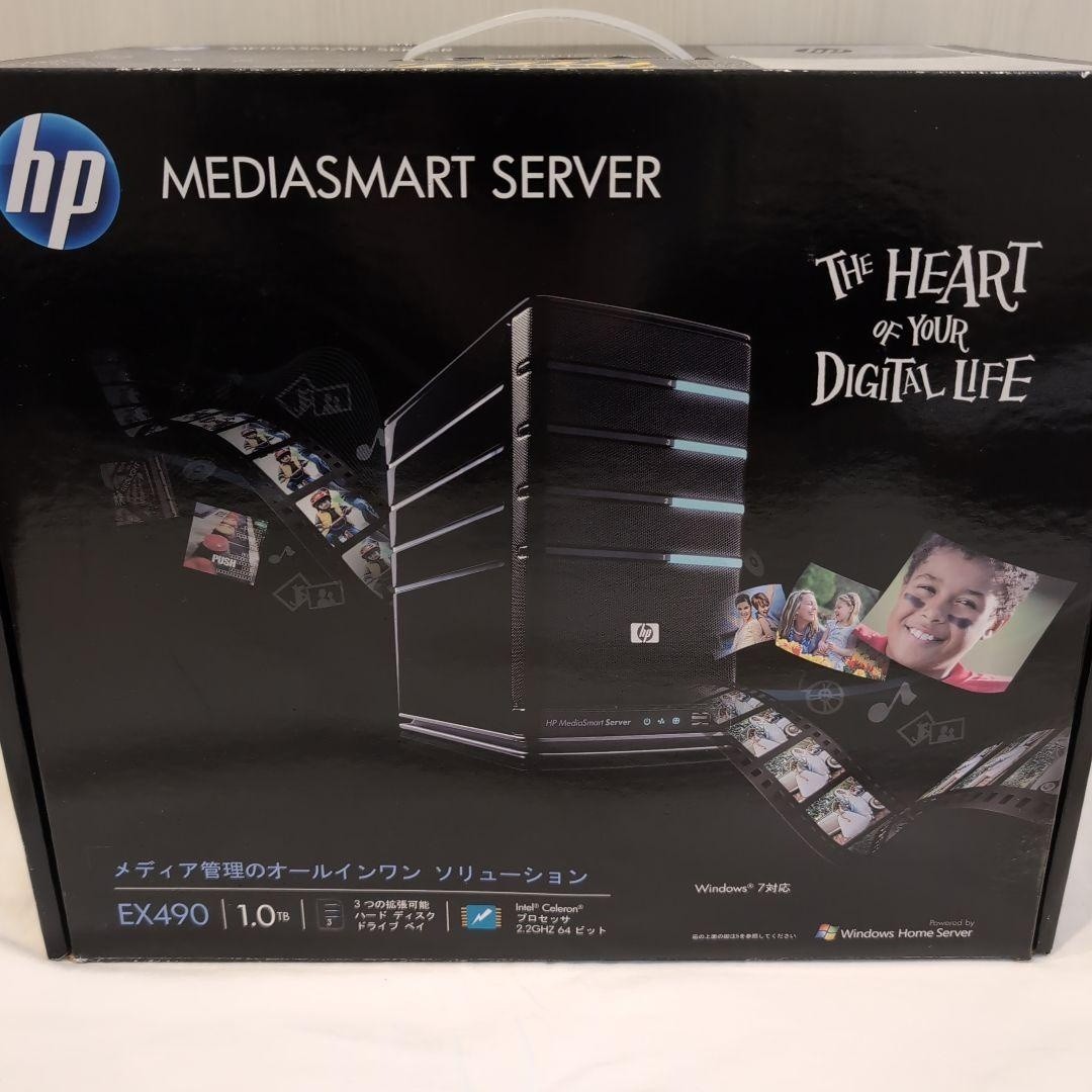 HP MediaSmart Server EX490 Windows Home Server 1TB Intel Celeron 2.2GHz Tested
