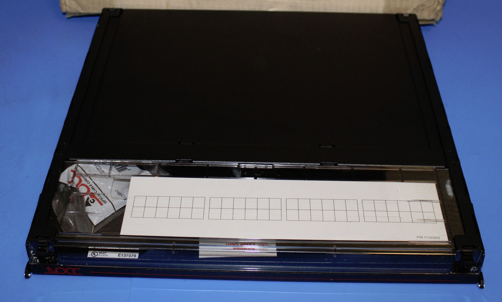 OCC RTS1U-HD4APB RACK MOUNT FIBER ENCLOUSER 4-ADAPTER
